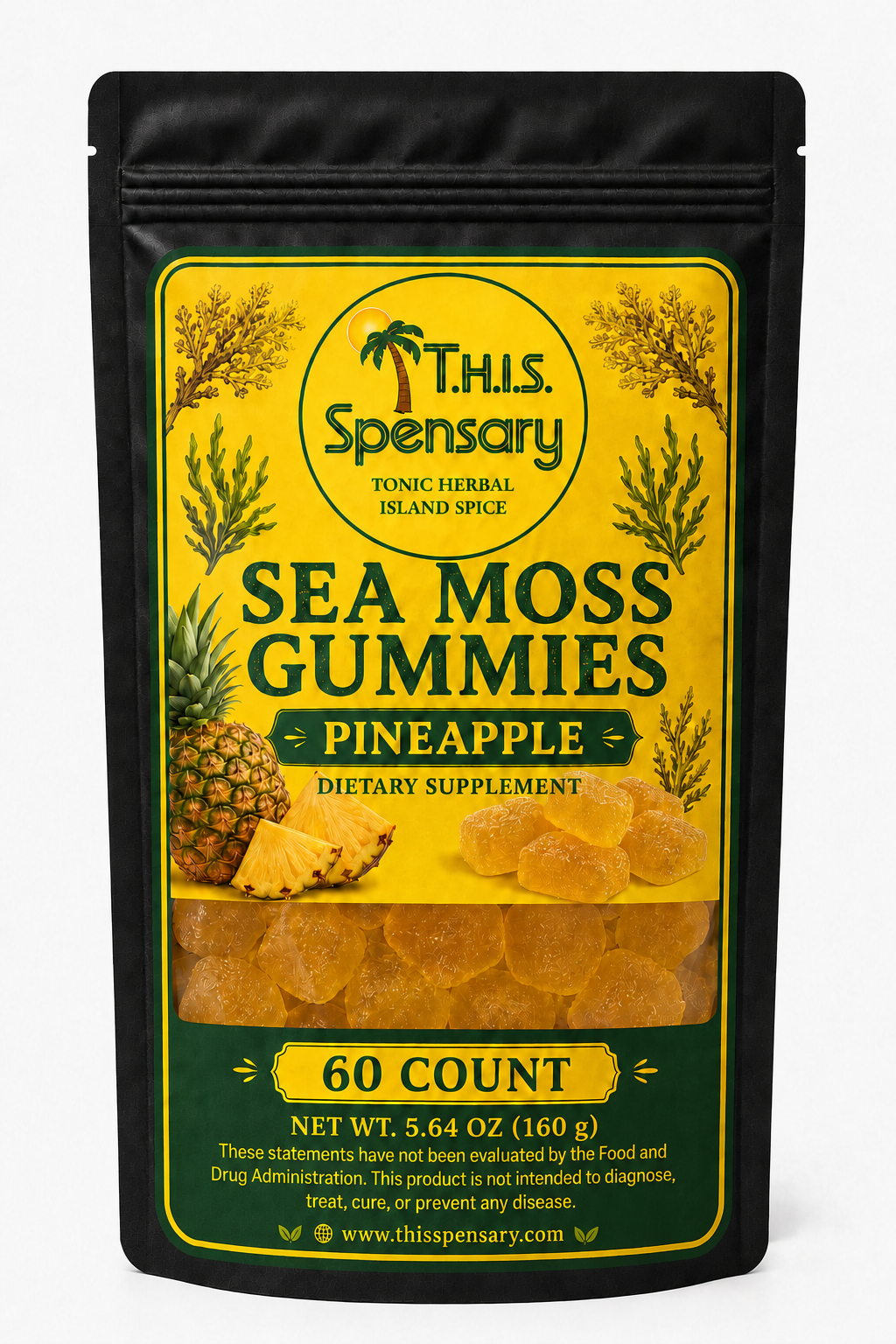 seamoss gummies pineapple seamoss gummies pineapple